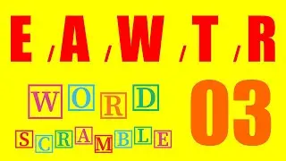 10 Word Game Quizzes - Play Word Scramble (New Wordle Game) #3