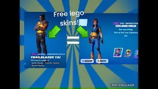 I unlocked the TRAILBLAZER TAI skin for FREE in lego fortnite!