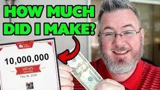 How Much I Made from 10 Million Views in 1000 Days