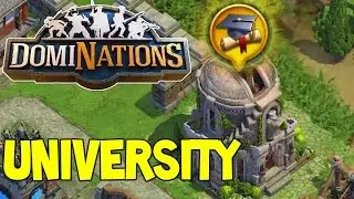 DomiNations #38 | NEW UNBEATABLE Defensive layout , University and Sniper Tower