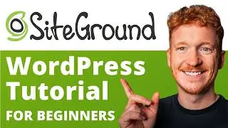 SiteGround WordPress Tutorial – How to setup your WordPress Website in 2026
