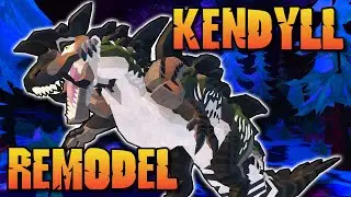 KENDYLL REMODEL - The Semi Aquatic DINOSAUR! | Creatures Of Sonaria