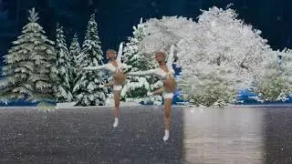 футаж зима
