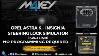 Opel Astra K Steering Lock Emulator Simulator (Plug & Start)