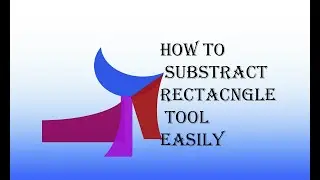 How to Subtract Rectangle Tool in Photoshop (2020)