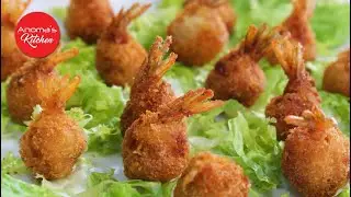Prawn Balls - Episode 1055 - පාටියකට රෑ කෑම මේසයට ඉක්මනට රසට හදාගන්න පුළුවන් Prawn balls