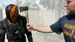 Fibreglassing my Deathstroke Helmet