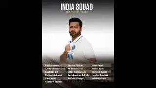 India Squad For Test Series Against West Indies