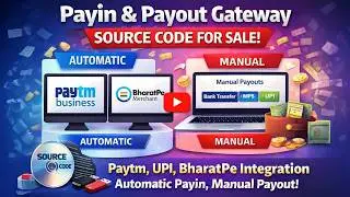Payin Payout Gateway Source Code🔥 Paytm + BharatPe UPI Integration Full Demo