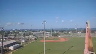 Scary Moment Working on Musco lighting on a Boom Lift in Florida