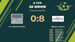 6 тур АО «Фазотрон ВМЗ» - Ведис-групп