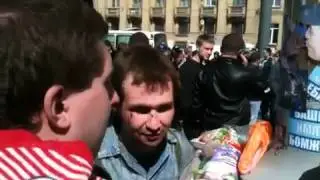 Бомжи и стикеры