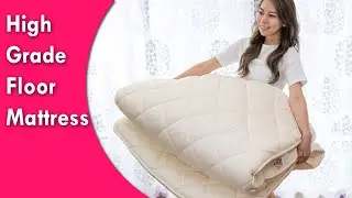 FULI Japanese Traditional Shiki Futon (shikibuton) | High Grade Floor Mattress, Full XL