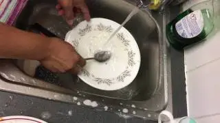 Wash Dishes while watching #TV