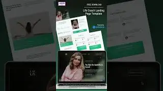 Life Coach Landing Page Template on Systeme.io
