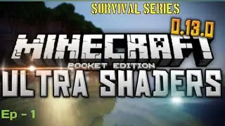 minecraft shaders gameplay in hindi | minecraft survival series #1 | minecraft diamond armor