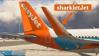Latest Fenix A320 Sharklet Update 🌧️ Rainy Barcelona Takeoff in MSFS 2024 with EasyJet!