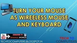 Turn Your Smartphone into a Wireless Mouse & Keyboard for Your Computer l Shahul World