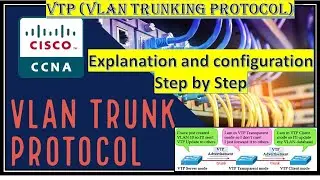 VTP (VLAN Trunking Protocol) Explained with Real-Time Examples and Configuration in English #ccna