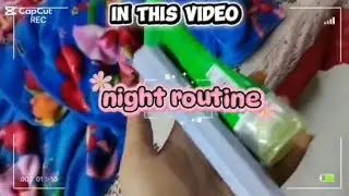 Night routine (aesthetic vlog*)  my daily night routine shereing volg  /aesthetic lover✨