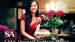 SAFIRE TV : "How to make Chocolate Raspberry Pavlova" with Thuy Phan