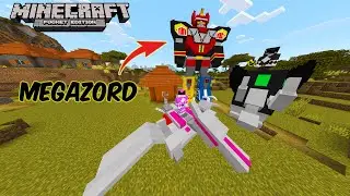 NAGING POWER RANGERS KAMI PARA ILIGTAS ANG VILLAGE | MEGAZORD | Minecraft PE ( Tagalog )
