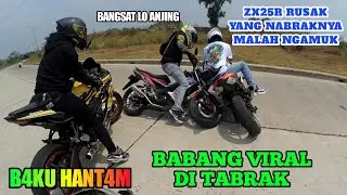 MELIKA (ZX25R) BABANG VIRAL, CRASHED 4K UNTIL DAMAGED, PERSON ENDS UP AND INVITES RLUT
