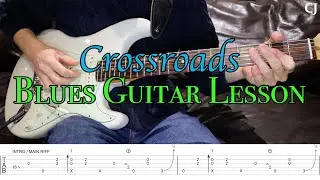 Crossroads - John Mayer/Eric Clapton (With Tab) | Watch and Learn Guitar Lesson