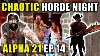 I BROKE MY HORDE BASE | 7 Days To Die Alpha 21 Gameplay