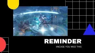 incase you miss this just a reminder I GENSHIN IMPACT