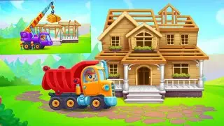 Learn About Construction with Wayne the Bulldozer Jake Skid Steer DAY WORK🇺🇲BUILD YOUR HOUSE FOR YOU