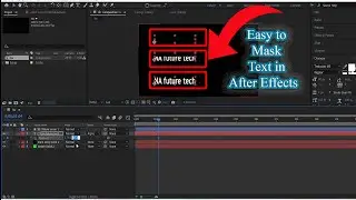 How to Mask Text in After Effects 2021 । Mask Text Reveal Animation in After Effects