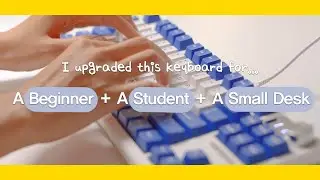 Things I did for upgrading a $20 budget keyboard as a gift│Typing ASMR│Langtu LT-84