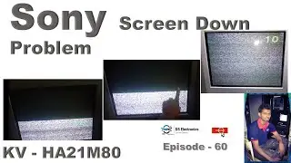 Sony CRT TV Vertical Side Problem