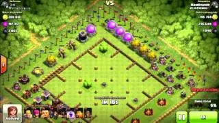 Clash Of Clans: Atacando Aldea TH10 Free Botín (Sin Defensas / Aldeas Raras) By Hawkserk