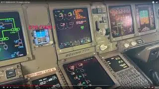 Séquence de démarrage moteur avion