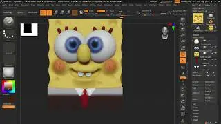 make sponge pop in zbrush from cube