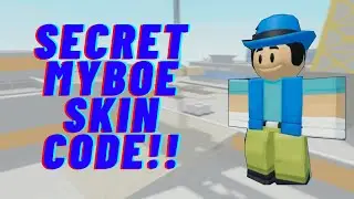 I found a limited edition code for the roblox arsenal Myboe skin!!