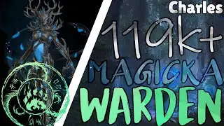 🐻‍❄️ Magicka Warden 119k+ DPS PvE Build for ESO - Lost Depths