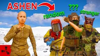 Squadding up with STRANGERS on a MAX POP server - Rust
