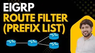 EIGRP Route Filtering using Prefix Lists | Cisco CCNA CCNP | Practical Lab