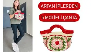 5 MOTİFLİ MİNİ EL ÇANTASI YAPIMI