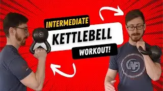 Intermediate Kettlebell Workout! (FOLLOW ALONG)