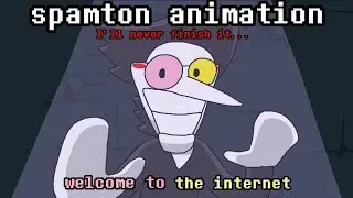 Spamton Animation - welcome to the internet - DELTARUNE (unfinished)