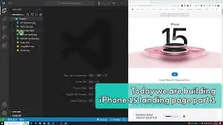 Let's Build the iPhone 15 Landing Page | HTML & CSS Only - No talking [Part 1]