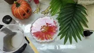 3D Flower Effect Resin Easy Tutorial | Hack 😄