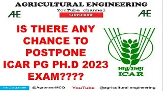 ICAR PG 2023 exam dates I ICAR AIEEA PG Ph.D notification  
