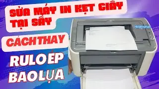 Fix Canon LBP 2900 printer paper jam at fuser unit
