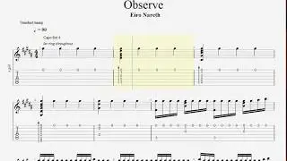 Eiro Nareth - Observe - ноты/табы для гитары