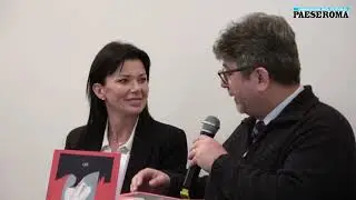 Francesca Brandi alla presentazione del libro  “Stalking, storie di un crimine ordinario” (A. Russo)
